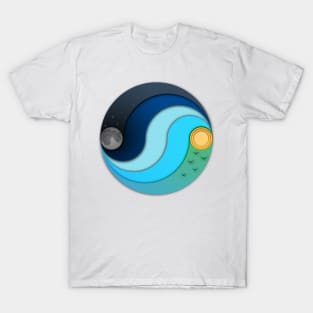 Day and night loop. T-Shirt